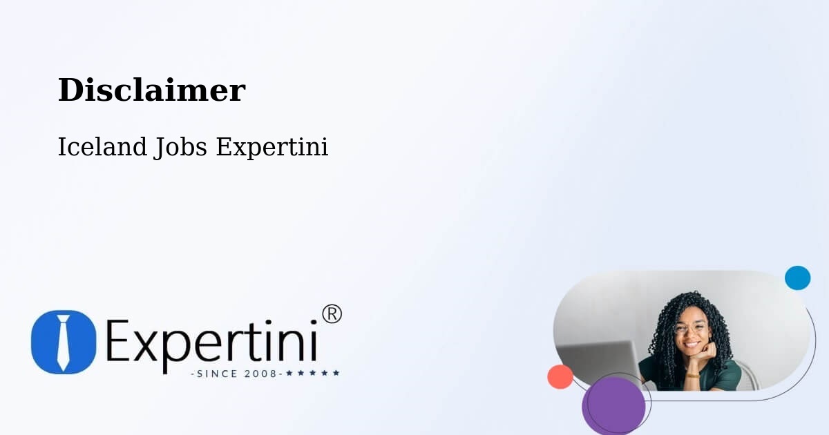 Disclaimer – Selfoss - Iceland Jobs Expertini